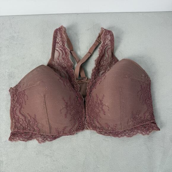 Spanx Undietech Four Play Bralette Bra M Blush Pink Adjustable Front Closure - Picture 1 of 8